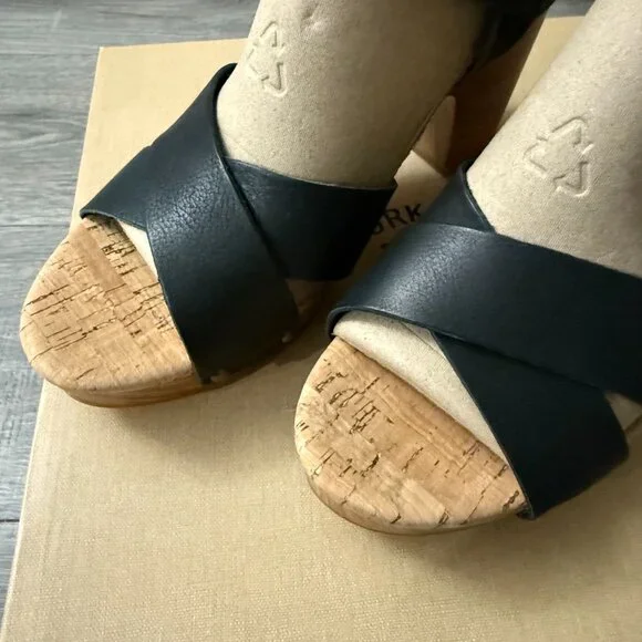 NIB Kork- Ease Drew Sandals in Black Women size 9 - Picture 4 of 8